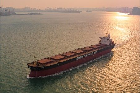Diana Shipping Inc. announces time charter contract for m/v Medusa with Aquavita